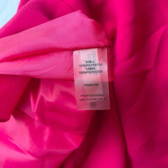 Calvin Klein Women Cocktail Dress size 2 Maxi Sleeveless Padded Chest Slim Pink - Picture 5 of 10